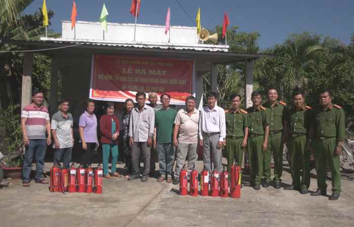 Châu Thành: Ra mắt mô hình “Tổ liên gia an toàn phòng cháy, chữa cháy”